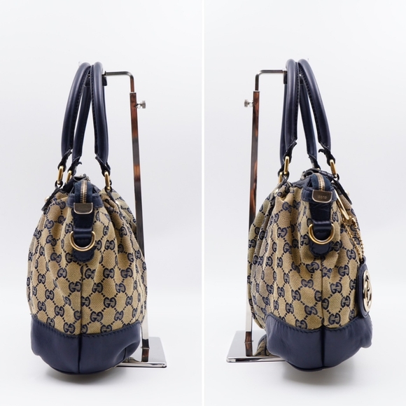 AR34❤️Gucci GG Canvas Sukey 2 way Handbag - Picture 5 of 16